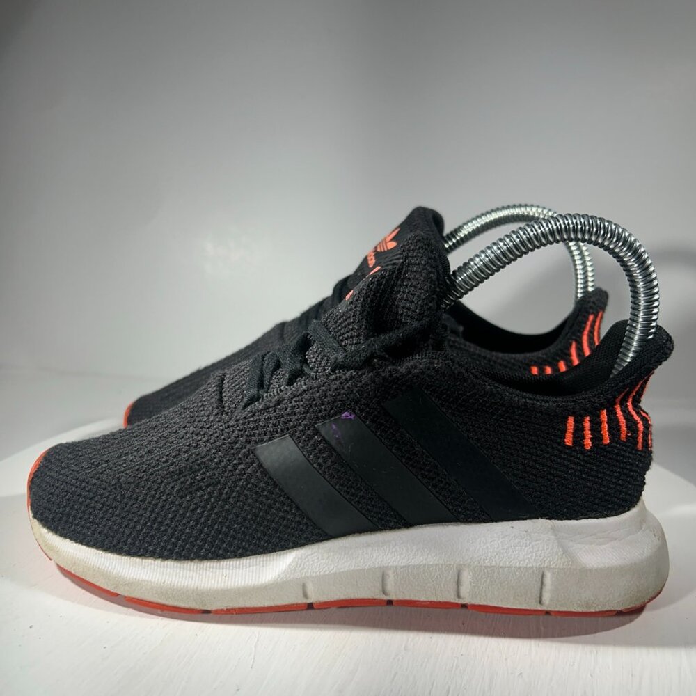adidas Kids Black and Orange Sneakers size 2